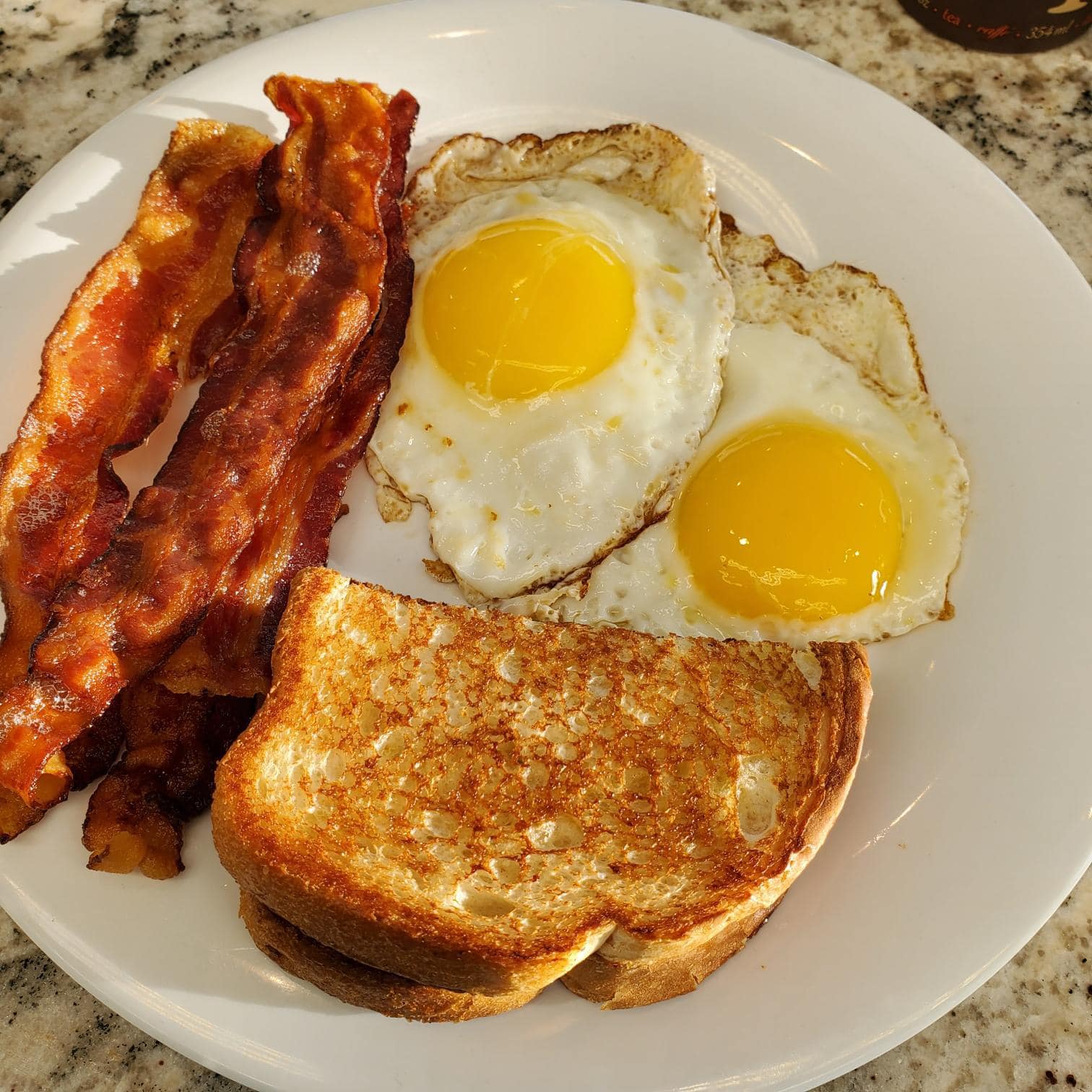 Bacon, Eggs, and Toast